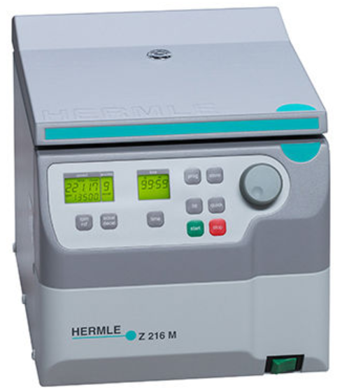 Micro Centrifuge  Model: Z 216 M Brand:Hermle  Origin: Germany